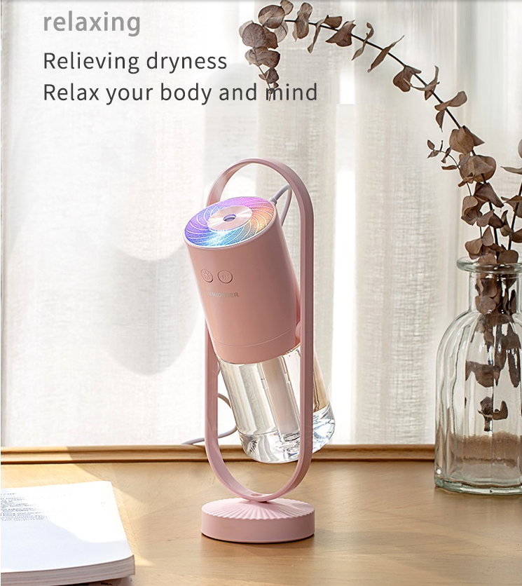 Experience the Enchantment: USB Air Humidifier with Projection Night Lights - Ultrasonic Mist Maker