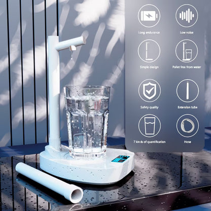 Desktop Rechargeable Water Dispenser with Added Extension Tube