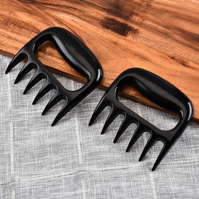 Ultimate Kitchen Multi-Tool: Manual Bear Claw Meat Shredder & BBQ Fork - Perfect for Pork, Fruits, Vegetables, and More!