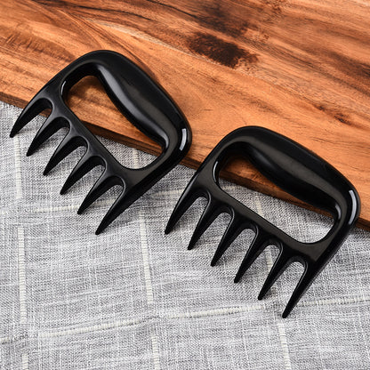 Ultimate Kitchen Multi-Tool: Manual Bear Claw Meat Shredder & BBQ Fork - Perfect for Pork, Fruits, Vegetables, and More!