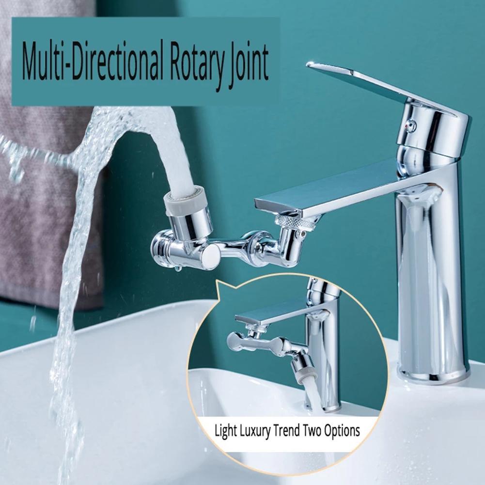 Splash-Resistant & Multifunctional Swivel Faucet Aerator