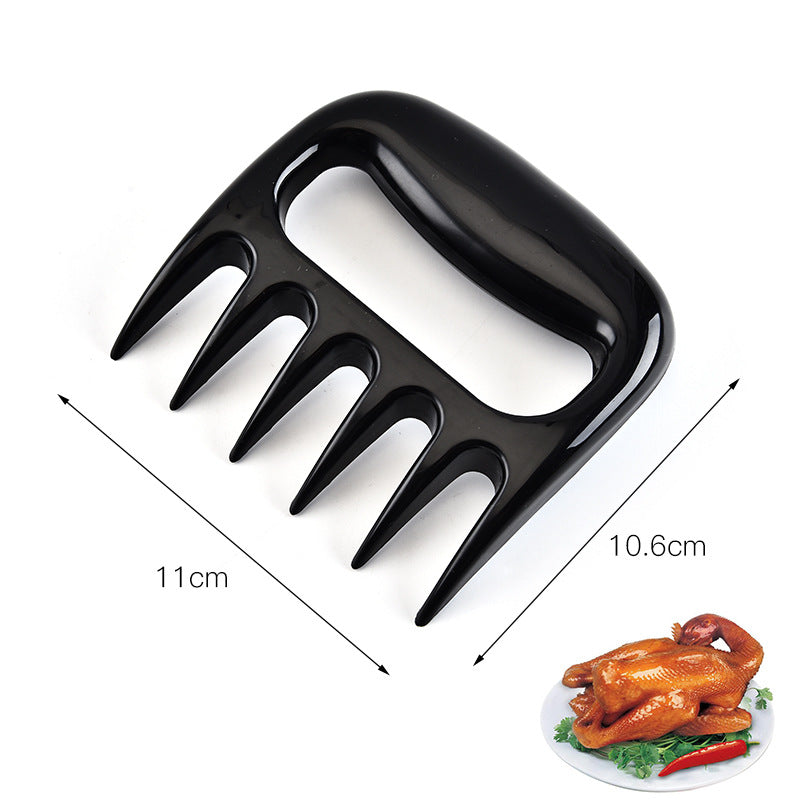 Ultimate Kitchen Multi-Tool: Manual Bear Claw Meat Shredder & BBQ Fork - Perfect for Pork, Fruits, Vegetables, and More!