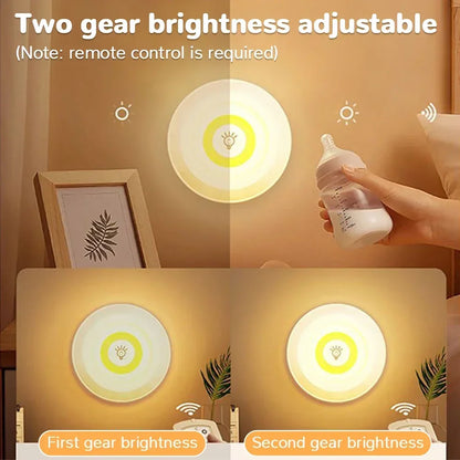 3W Super Bright Cob: Wireless Dimmable LED Nightlight for Home and Kitchen