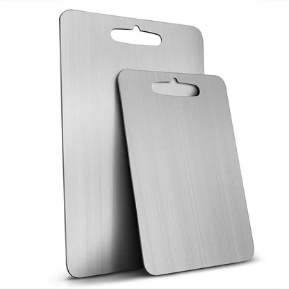 304 Multi-Function Stainless Steel Heavy Duty Cutting Board Rectangular Chopping Board For Home Kitchen Kneading Dough