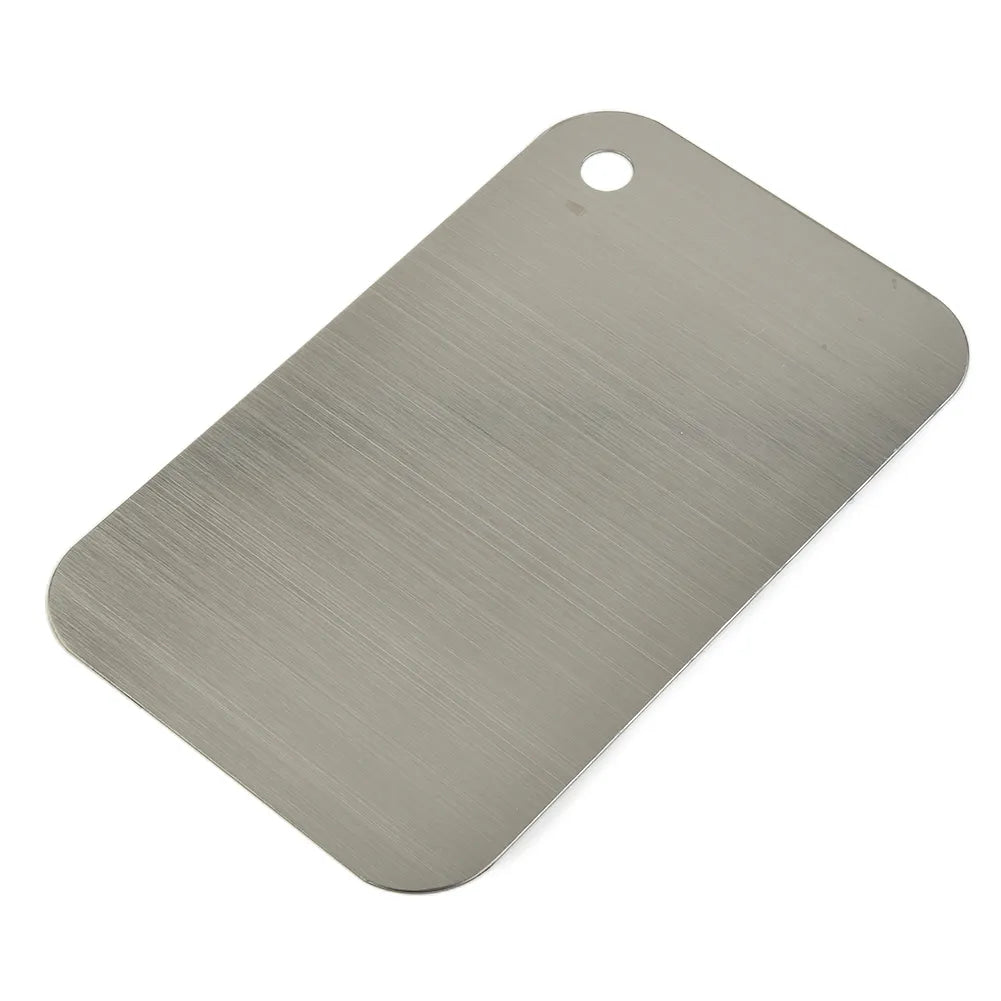 304 Multi-Function Stainless Steel Heavy Duty Cutting Board Rectangular Chopping Board For Home Kitchen Kneading Dough