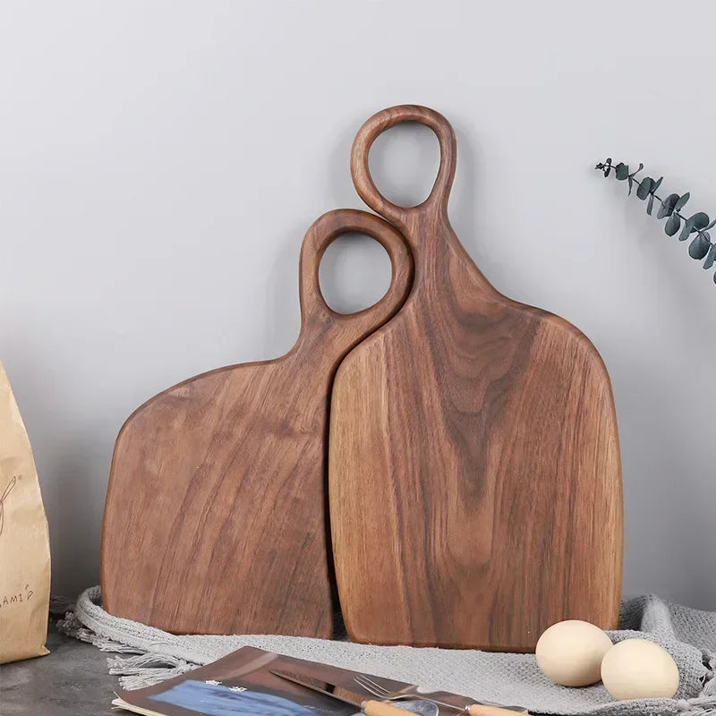 Versatile Black Walnut Solid Chopping Board Set for Stylish Kitchen Mastery