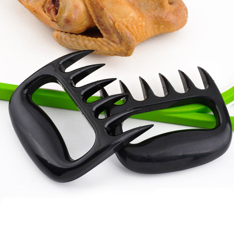 Ultimate Kitchen Multi-Tool: Manual Bear Claw Meat Shredder & BBQ Fork - Perfect for Pork, Fruits, Vegetables, and More!